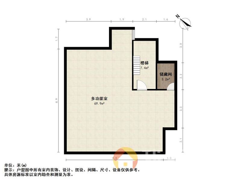 保利半山国际花园兰乔圣菲别墅6室2厅户型图